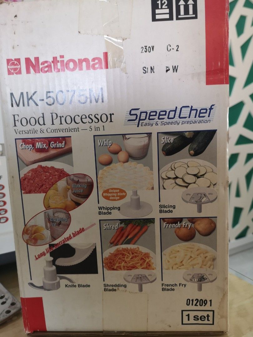 National Food processor, TV & Home Appliances, Kitchen Appliances, Juicers, Blenders & Grinders