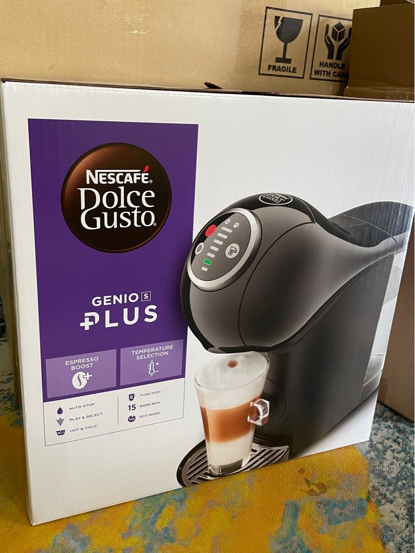 Nescafe Dolce Gusto Genio S Plus Automatic Coffee Machine Black