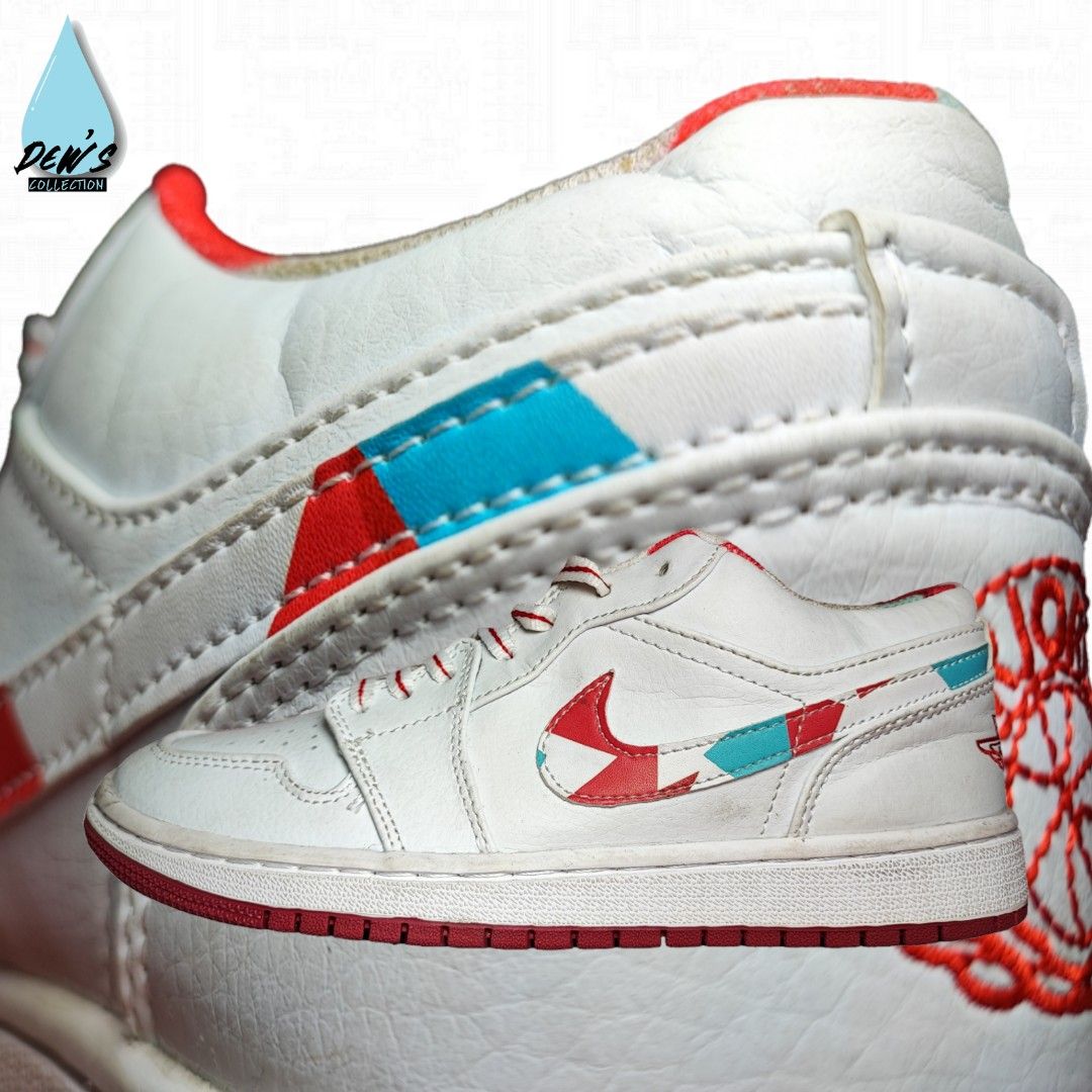 NIKE AIR JORDAN 1 LOW TOPAZ MIST GS 6 UK