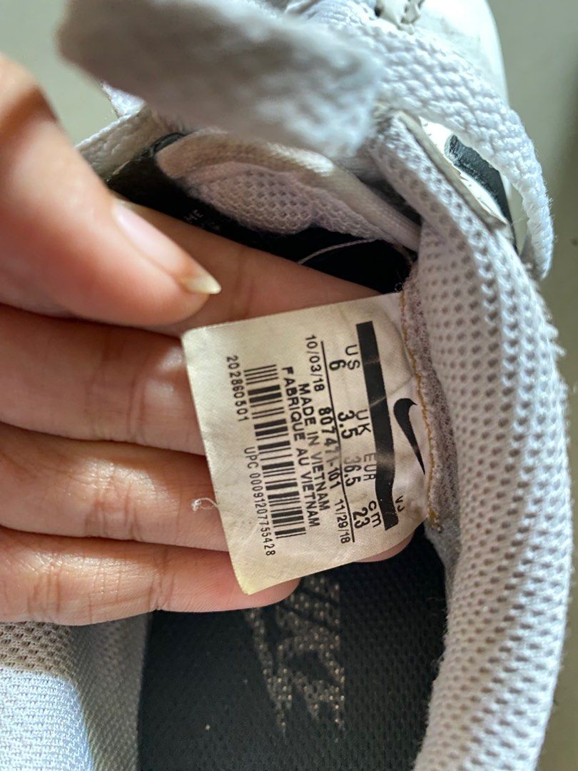 nike cortez white black metallic silver