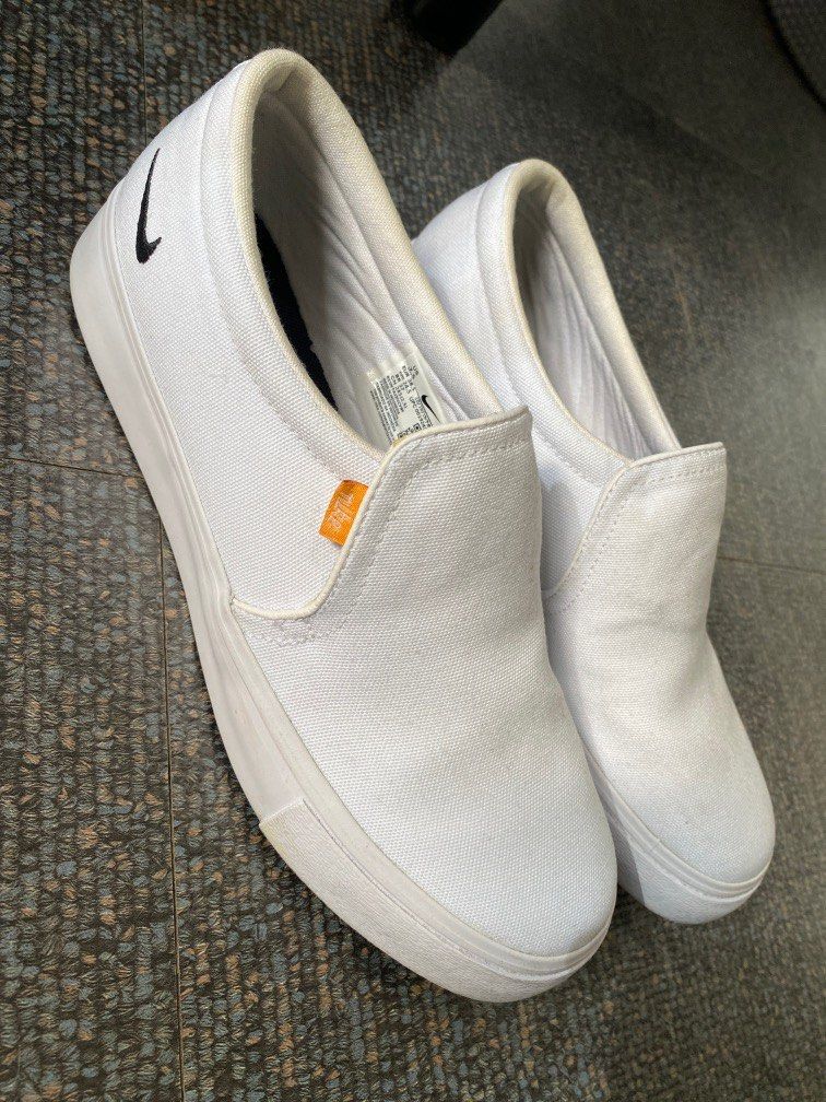 Nike Court Royale Ac Slip On White Sneakers On Carousell 1310