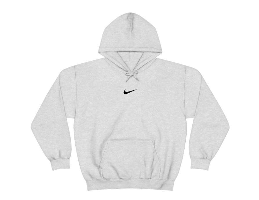 Nike sweater store logo in middle