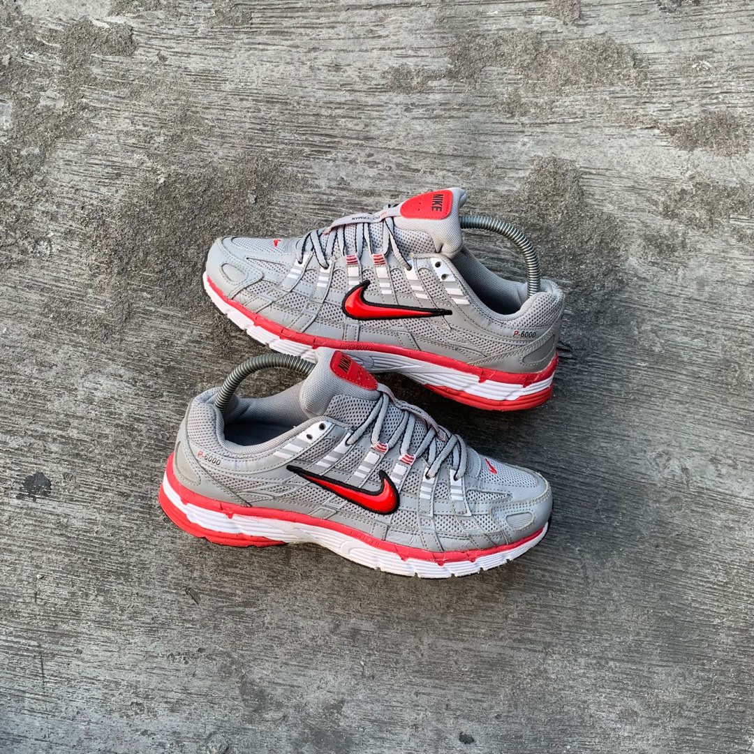 Nike p6000 silver university red on Carousell
