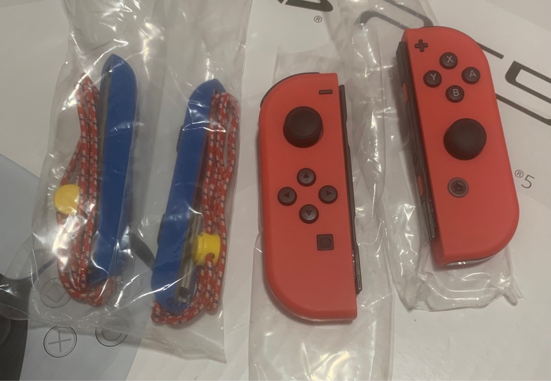 Nintendo Switch Joycons RARE Mario limited edition, Video Gaming