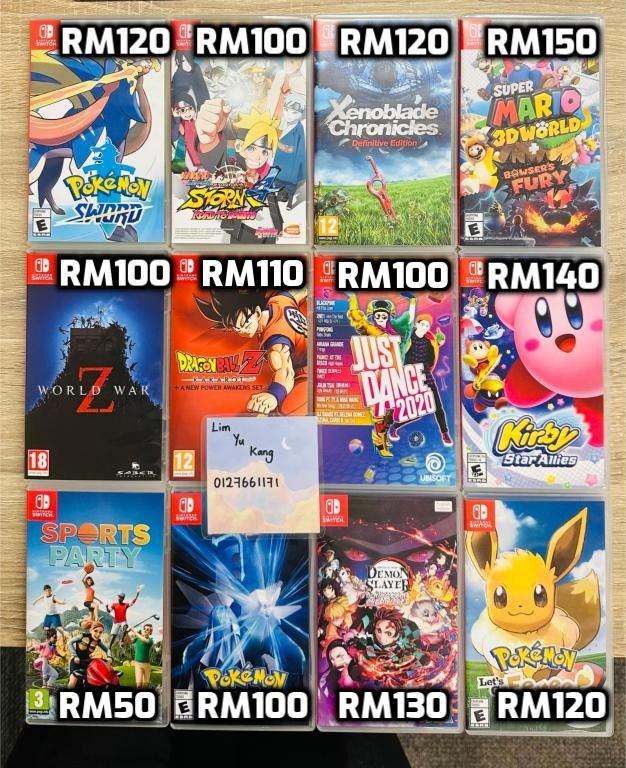 Used nintendo 2025 games for sale