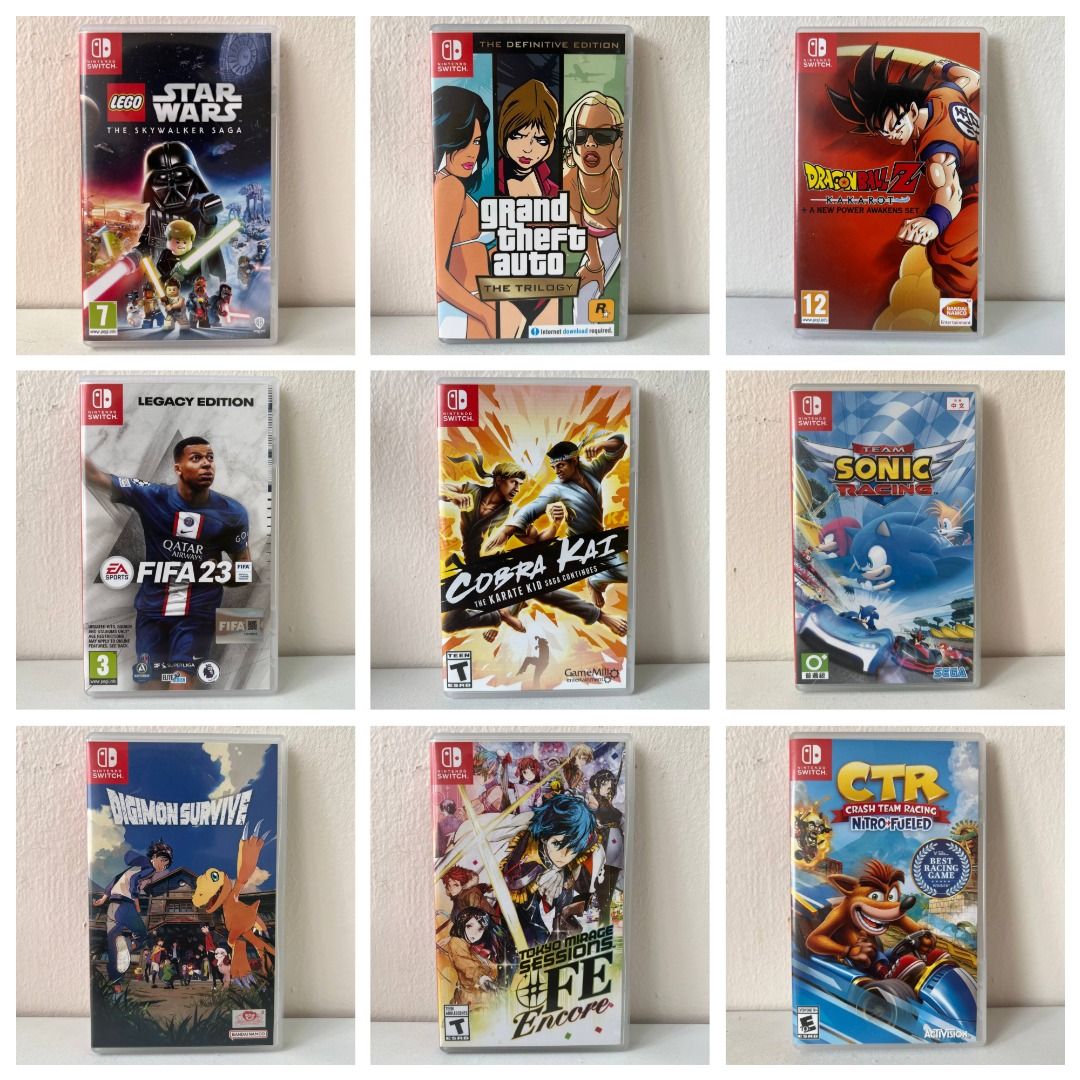 Nintendo switch used games for sale store