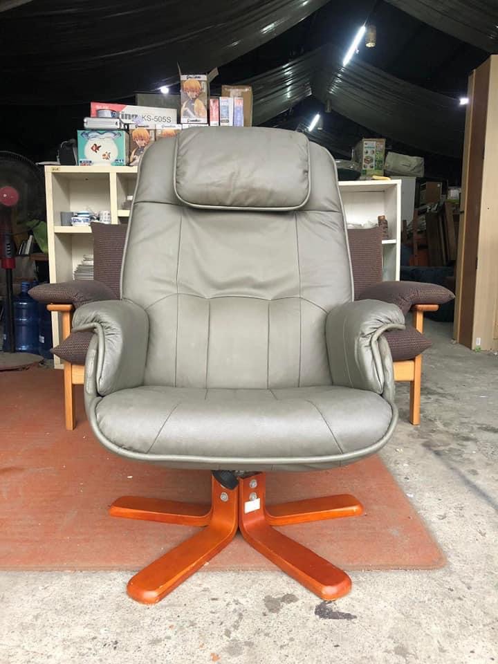 Nitori Gray swivel chair Japan surplus on Carousell