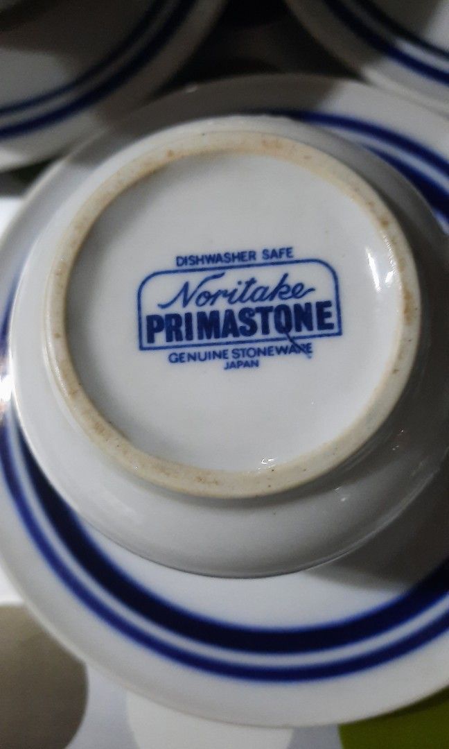 Noritake Primastone cup and saucer (Category: Coffee & Tea Tableware) located in Manila. Submitted by luckycharm_215 (Listing ID 1236186453, Image 3). Description: 280 per pair or take all minimal rubs.