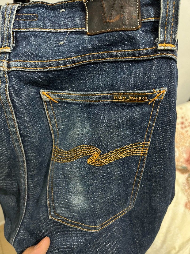 Nudie jeans ripped original on Carousell
