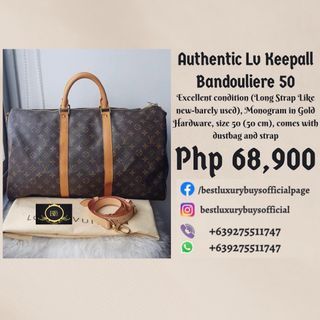 Authentic Louis Vuitton Keepall Bandoulière 50 Monogram PVC Iridescent Prism,  Luxury, Bags & Wallets on Carousell