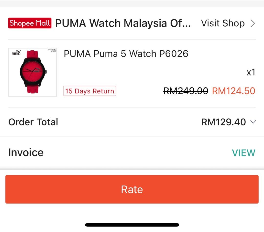 ori puma 5 watch, Men's Fashion, Watches & Accessories, Watches on