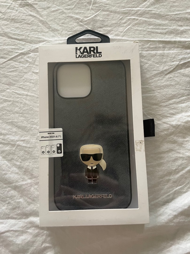 Original KARL LAGERFELD iPhone 13 Pro Max Case on Carousell