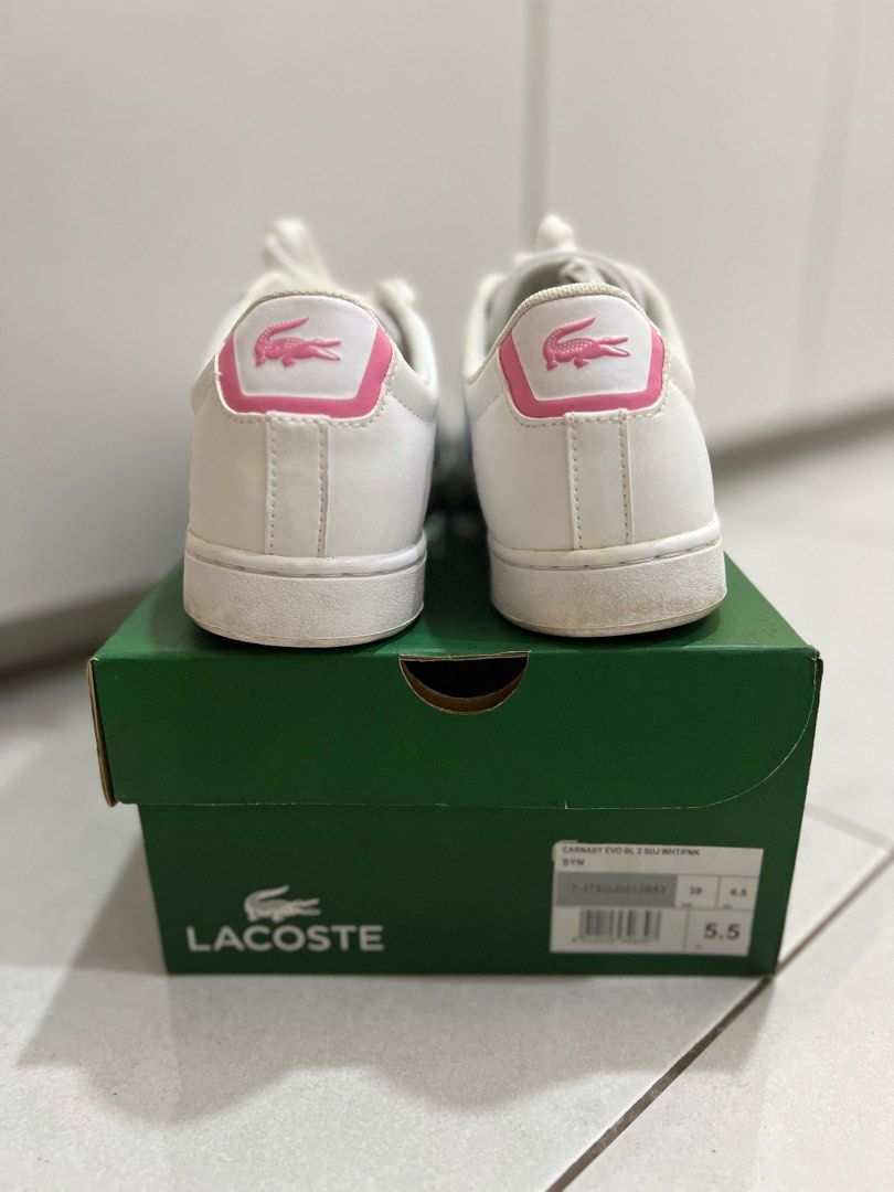 Lacoste carnaby evo rouge best sale