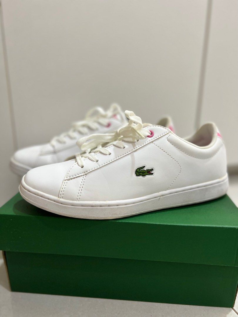 Original Lacoste Carnaby Evo BL 2 SUJ wht pink Women s Fashion