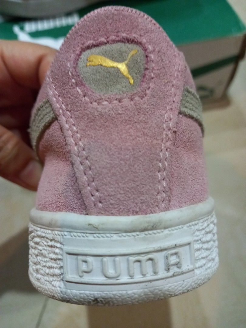 Pink puma suede size 3 online