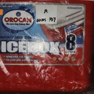 OROCAN Red Icebox Cooler 8L