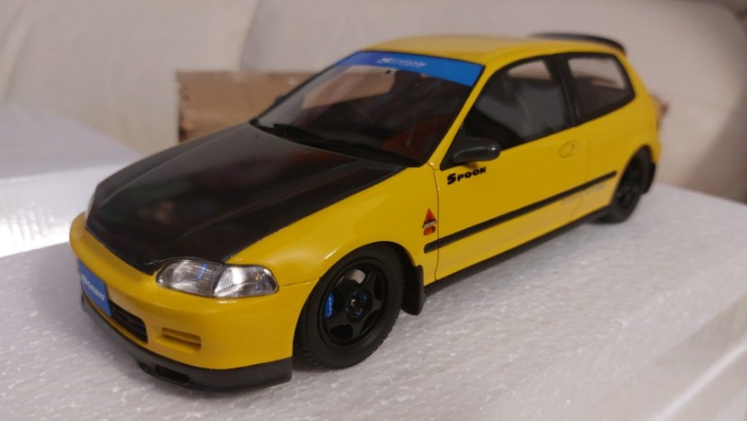 ミニカー 1/18 ホンダ シビック EG6 Group イエロー | capacitasalud.com