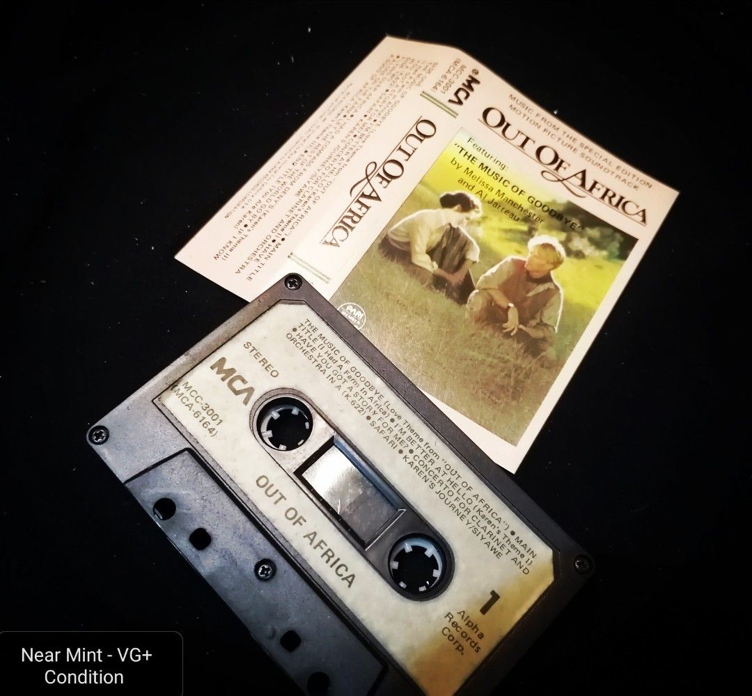 Out of America Soundtrack Cassette Tape Original Motion Picture