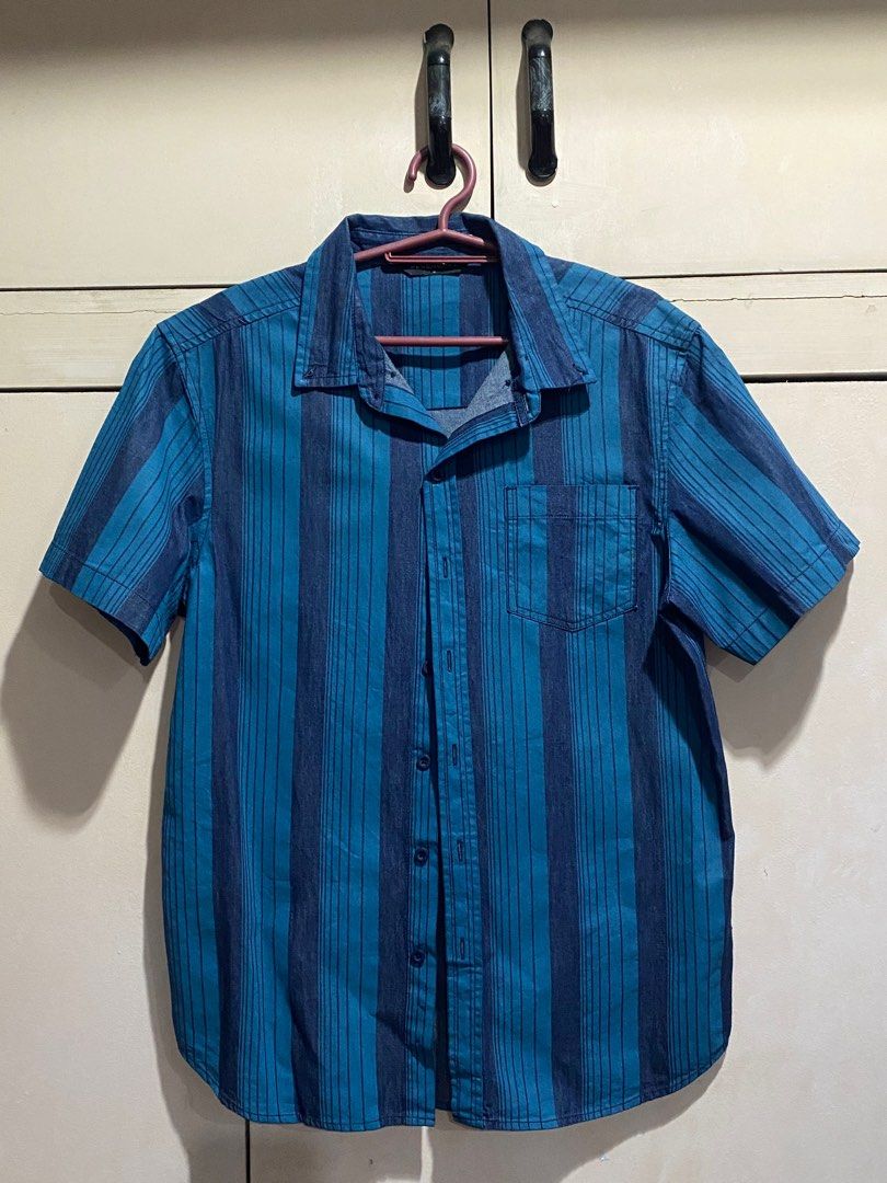 Penshoppe striped polo Men s Fashion Tops Sets Tshirts