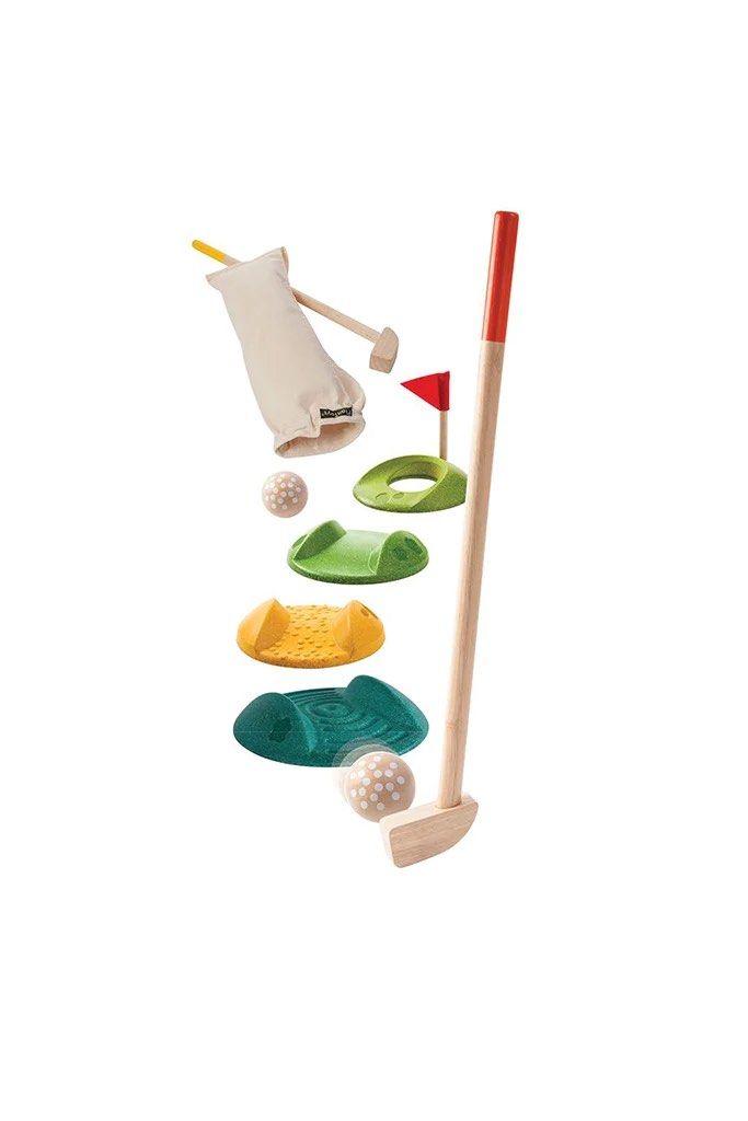 PLAN TOY Mini Golf Full Set, Hobbies & Toys, Toys & Games on Carousell