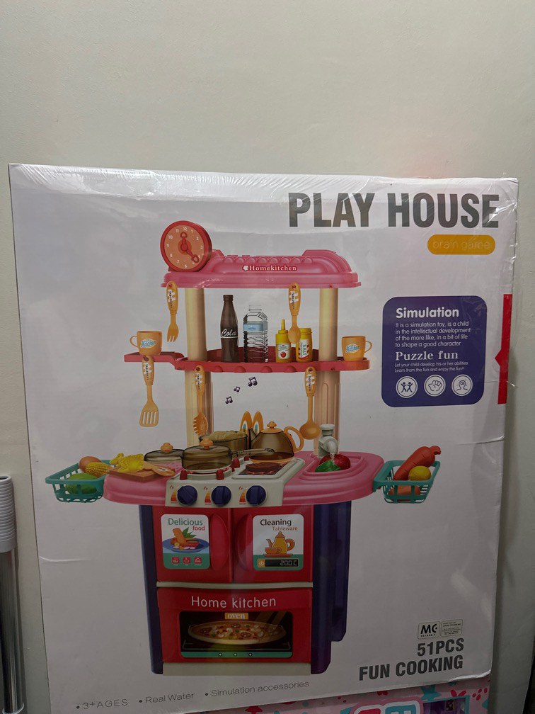 Play house kitchen set, Hobbies & Toys, Toys & Games on Carousell