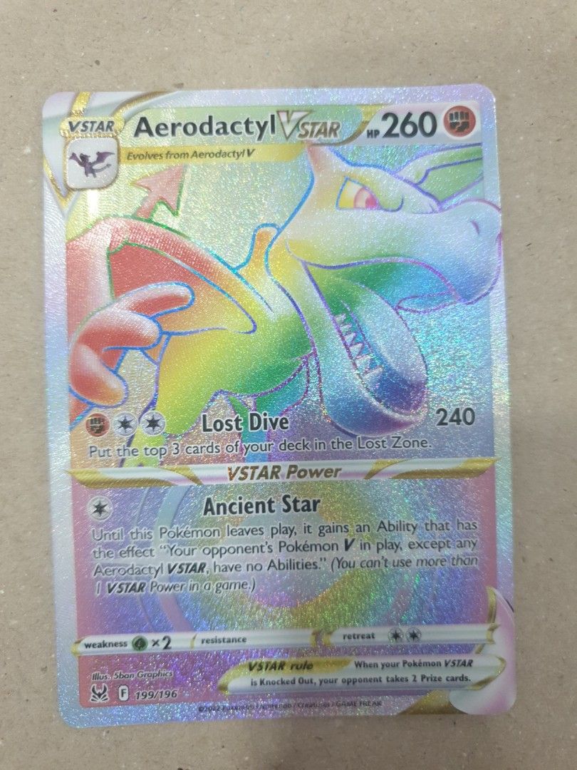 aerodactyl vstar pokemon card Pokemon Card Aerodactyl VSTAR S11 118/100 HR Hyper Rare MINT 2022 Japa