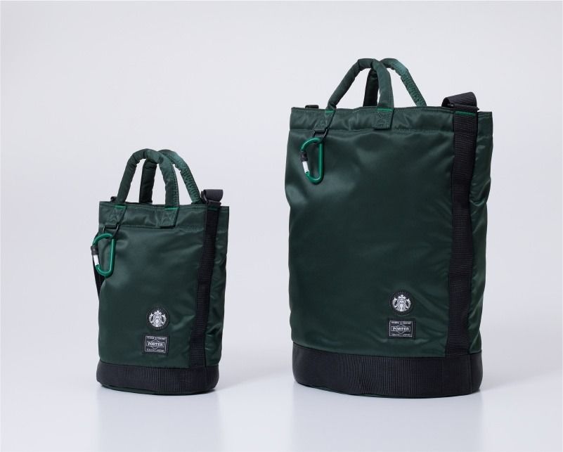 第一ネット Drum STARBUCKS x PORTER Bag L グリーン size ドラム