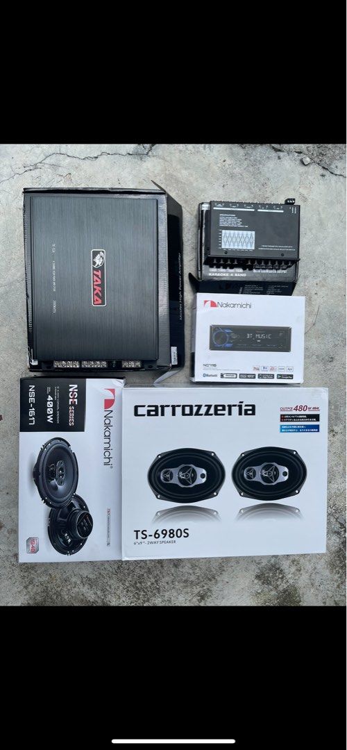 power amplifier preamp for car speaker carrozeria nakamichi rca cable