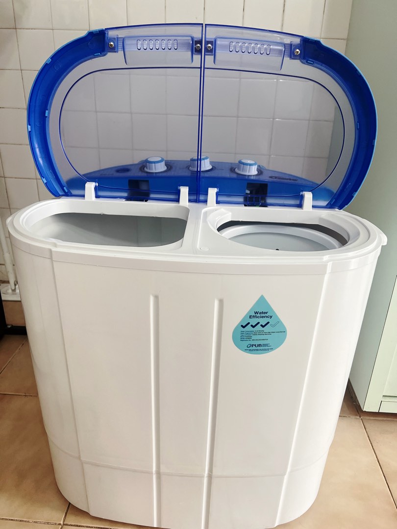 PowerPac 2in1 Mini Washing Machine Wash & Fast Spin Laundry (PPW920