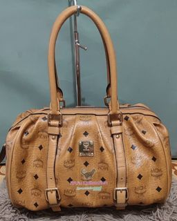 Pre❤ MCM Cognac boston