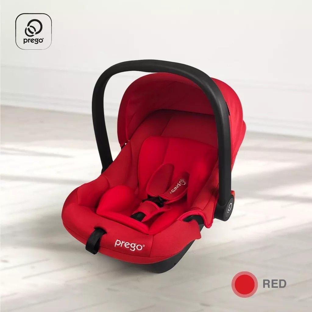 Prego Airmax Newborn Infant Baby Red Car Seat Babies Kids