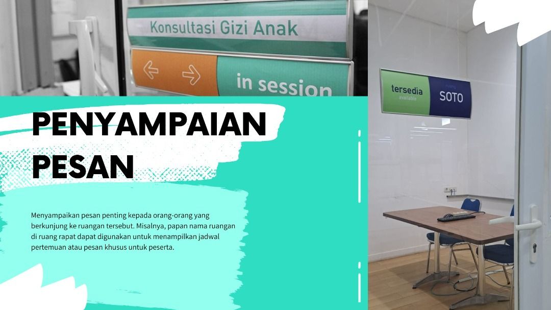 Promo! Papan Nama Ruangan Kantor, Harga Terbaik dan Termurah, WA: 0815