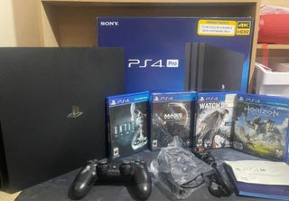 Ps4 pro cuh-72 1tb with 5 games