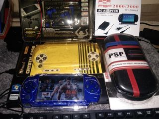PSP SLIM V2 ( NAVY BLUE EDITION )