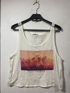 PULL & BEAR WHITE TANK TOP