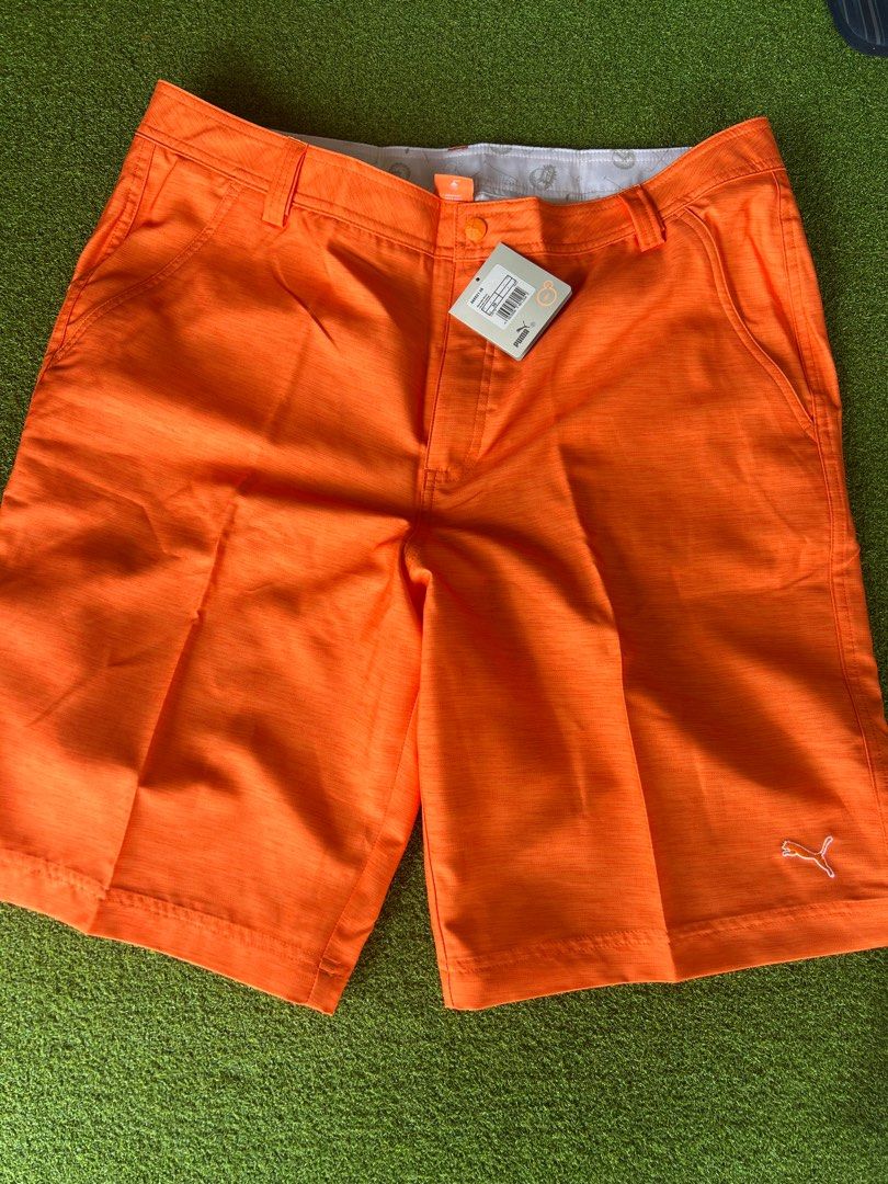Puma orange hotsell golf shorts