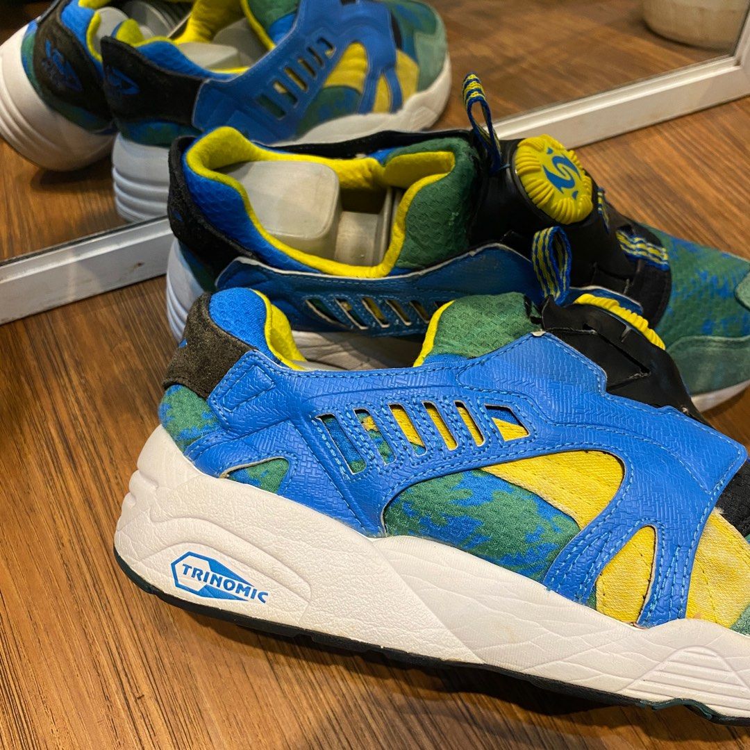 Blue Puma Trinomic Disc Cyan Disc Blaze Puma Trinomic Disc Femme