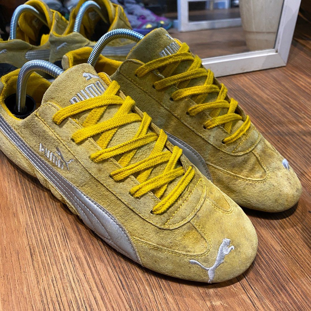 Puma suede cat OG+ Yellow Suede Original not puma ferrari, Fesyen Pria