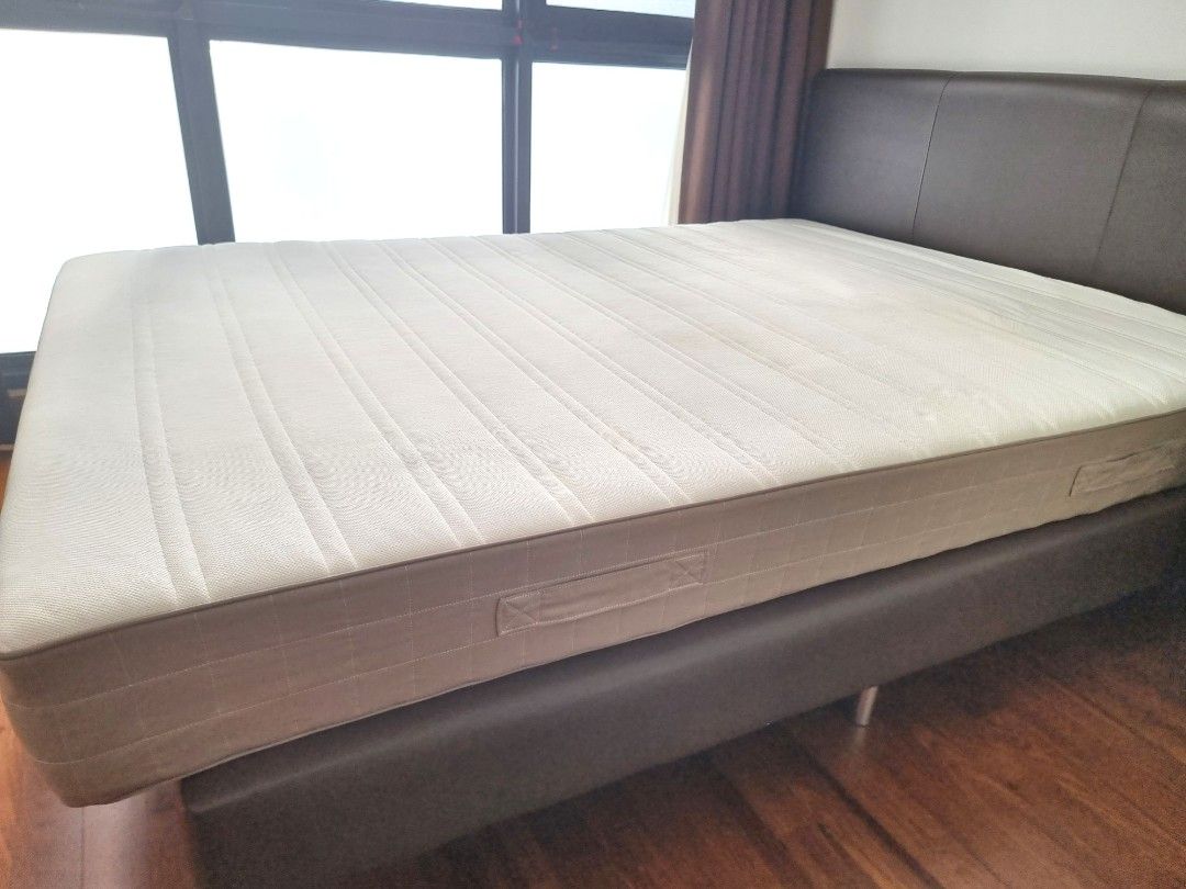 Queen Size IKEA Mattress, Furniture & Home Living, Furniture, Bed