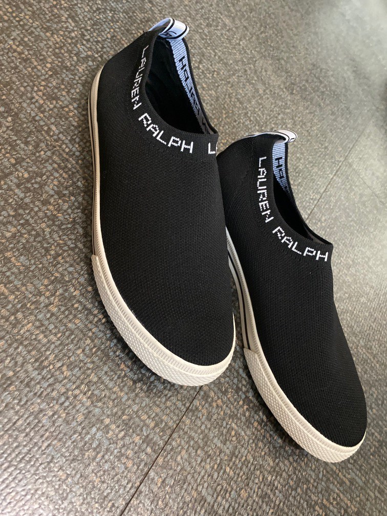 Lauren Ralph Lauren Women's Jordyn Slip-On Sneakers, Black, 10B