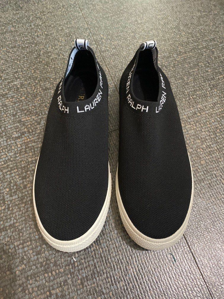 Lauren Ralph Lauren Women's Jordyn Slip-On Sneakers, Black, 10B