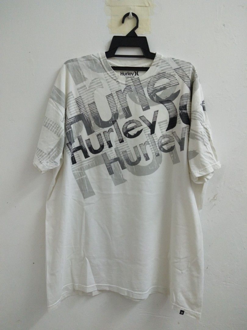 Rare big size hurley brand shirt big print, Men's Fashion, Tops & Sets,  Tshirts & Polo Shirts on Carousell