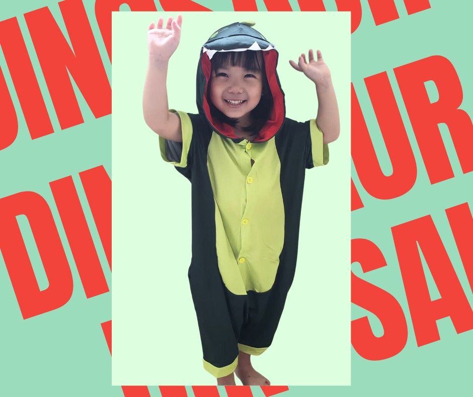 Ready Instocks Green Dinosaur Mythical Animals Jurassic Park