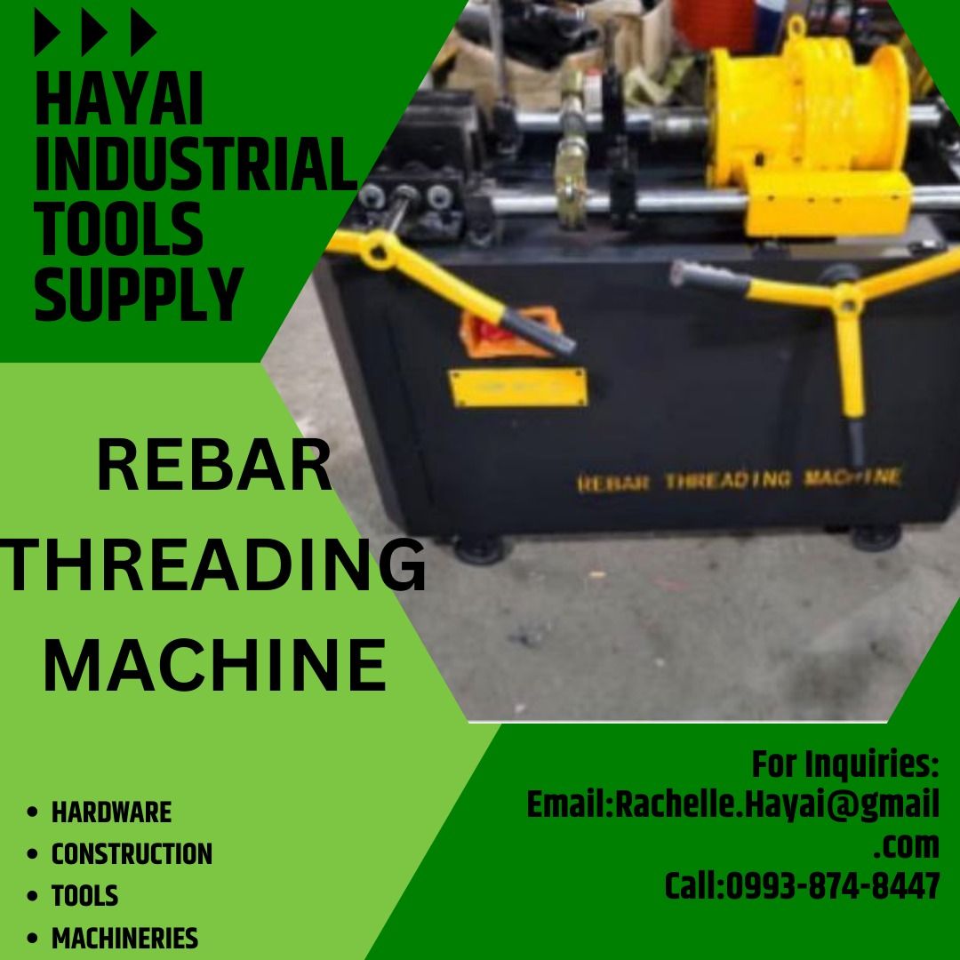 REBAR THREADING MACHINE on Carousell