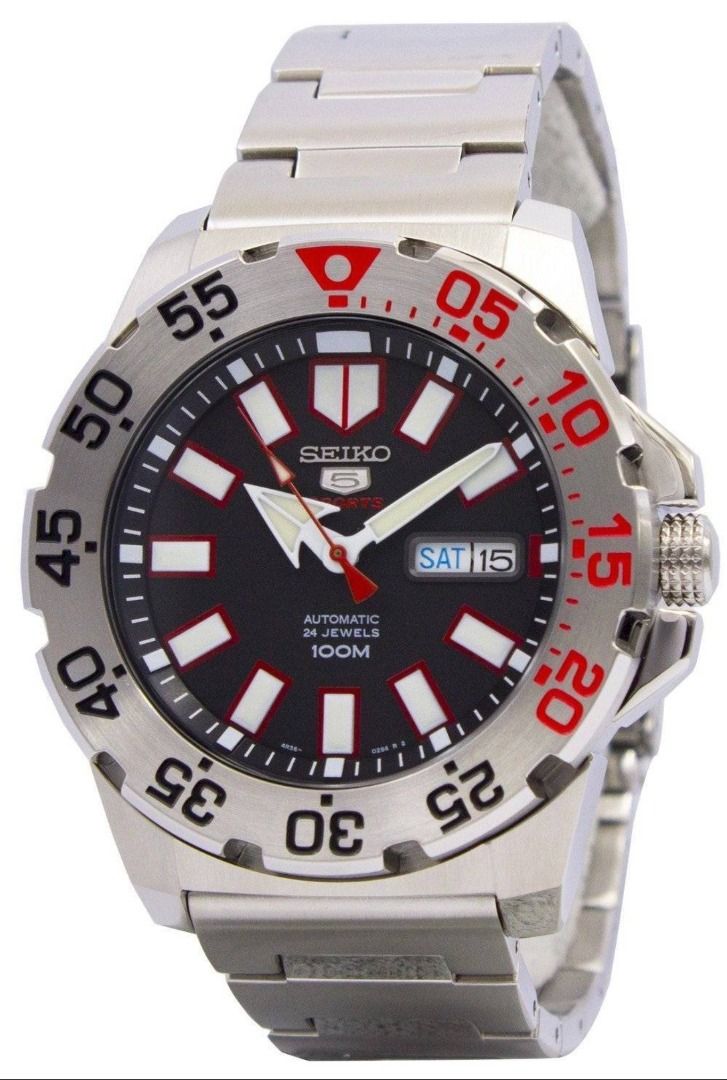 SEIKO 5 Sports AUTOMATIC SRP485K1 MONSTER DRACULA 43mm Luxury