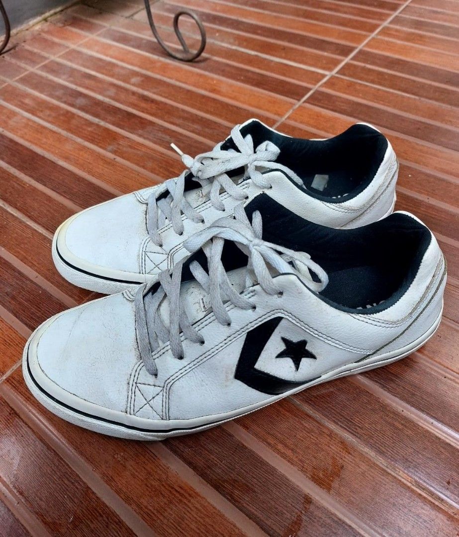 Converse distrito store white leather