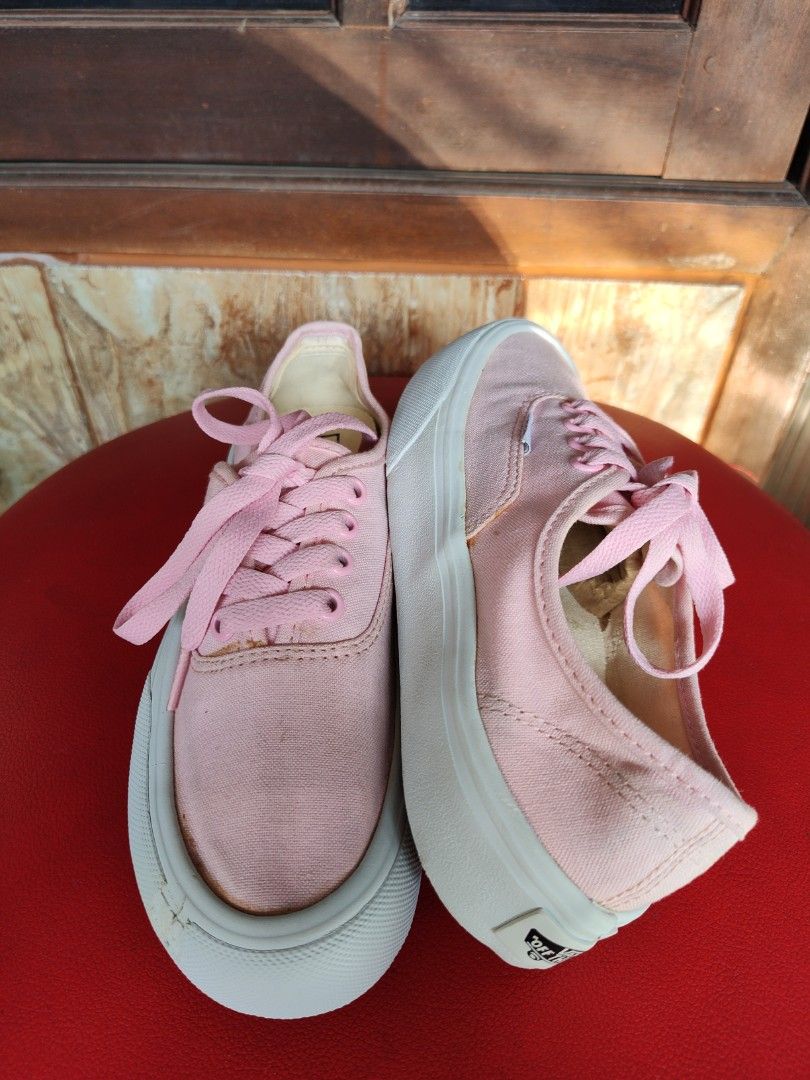 Sepatu Vans Pink Putih Size 38