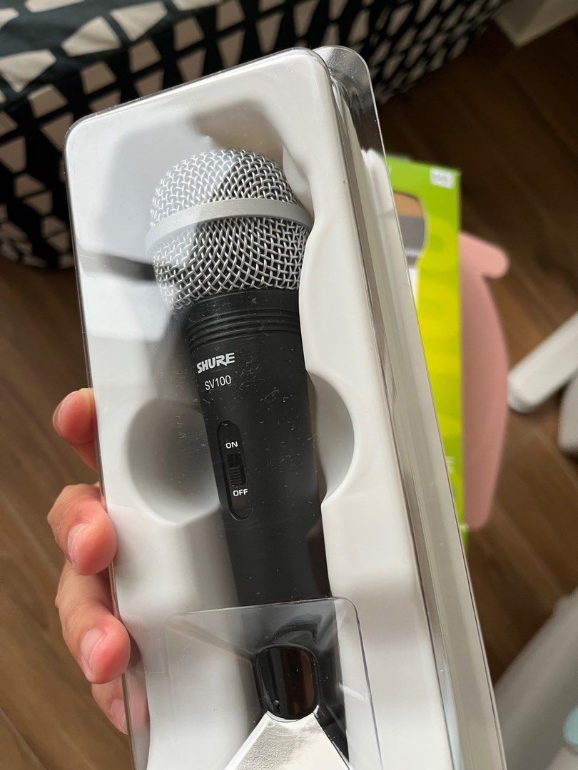 SHURE SV100X MULTIPURPOSE CARDIOID DYNAMIC VOCAL MICROPHONE WITH ON