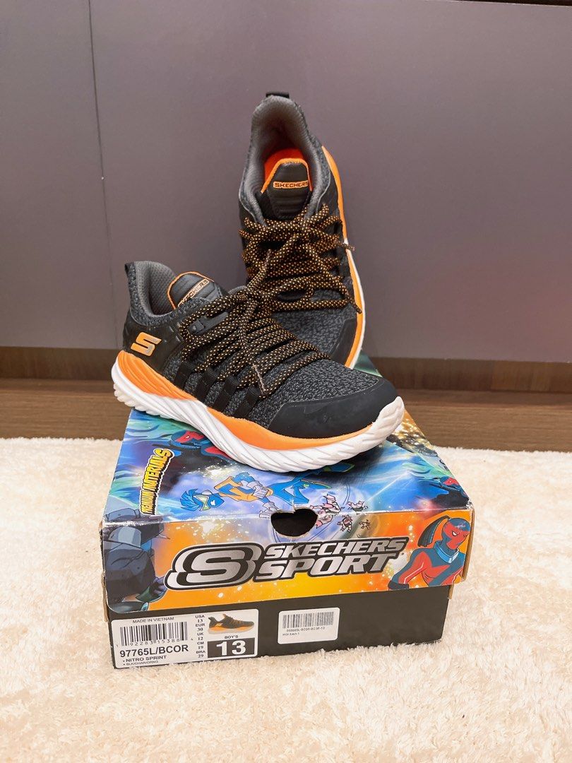 Skechers boy shoes size deals