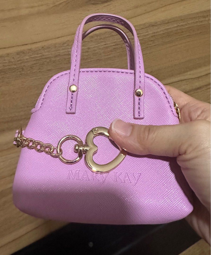 Small Pink Pouch with Handle Women s Fashion Bags Wallets